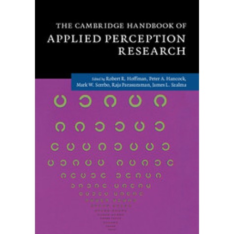 The Cambridge Handbook of Applied Perception Research 2 Hardback Volumes,HOFFMAN,Cambridge University Press,9781107096400, The Cambridge Handbook of Applied Perception Research 2 Hardback Volumes,HOFFMAN,Cambridge University Press,9781107096400,