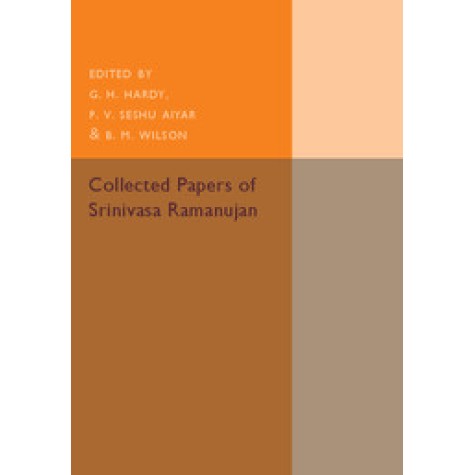 Collected Papers of Srinivasa Ramanujan,Srinivasa Ramanujan,Cambridge University Press,9781107536517,