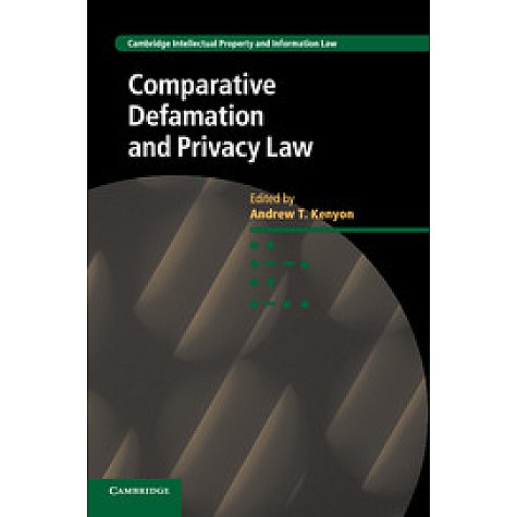 Comparative Defamation and Privacy Law,Kenyon,Cambridge University Press,9781107559189,
