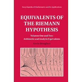 Equivalents of the Riemann Hypothesis 2 Hardback Volume Set,Kevin Broughan,Cambridge University Press,9781108290784,