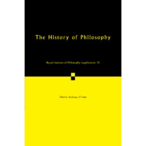 History of Philosophy,O"HEAR,Cambridge University Press,9781316626269,