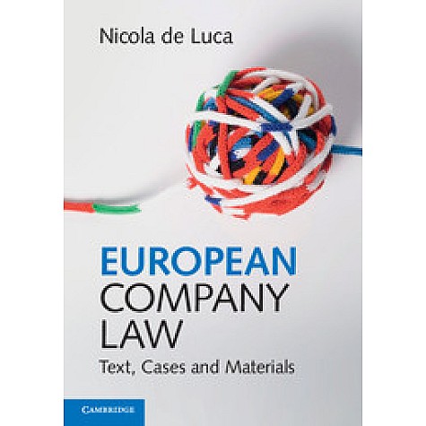 European Company Law,DeLuca,Cambridge University Press,9781316635377,