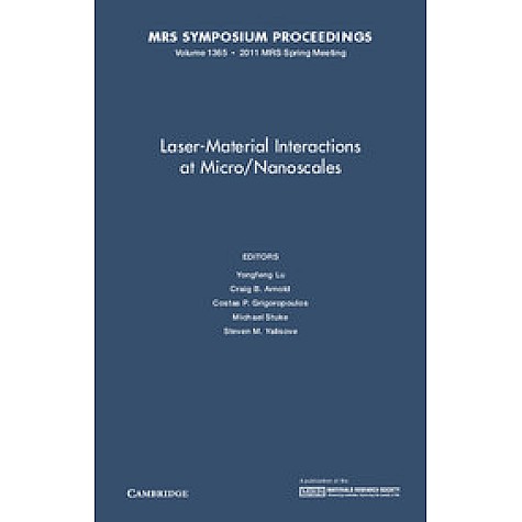 Laser-Material Interactions at Micro/Nanoscales,Lu,Cambridge University Press,9781605113425,