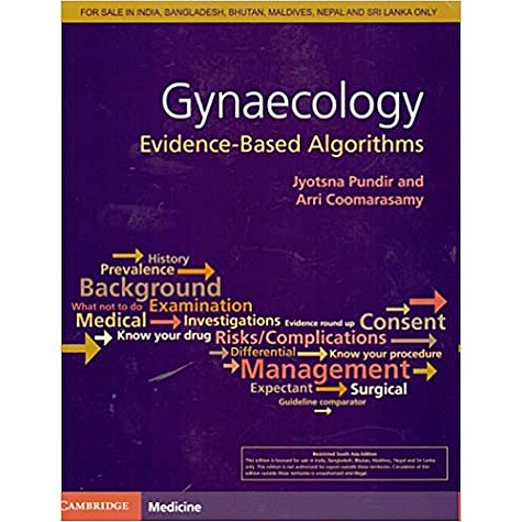Exclusive to Medicca Press: Gynaecology: Evidence-Based Algorithms,Jyotsna Pundir,Cambridge University Press,9781108400916,
