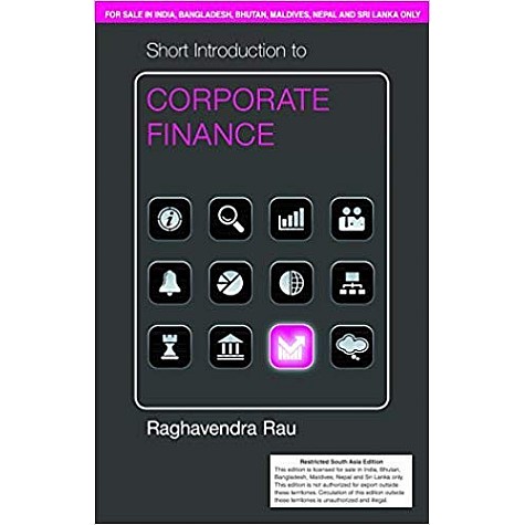 Short Introduction to Corporate Finance (South Asia edition),Raghavendra Rau,Cambridge University Press,9781108448567,