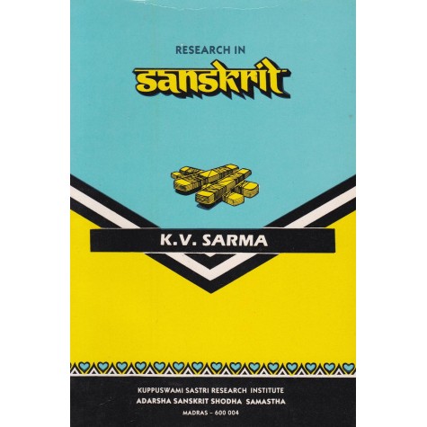 Research in Sanskrit-K.V. Sarma-9788100000387
