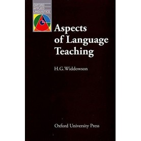 ASPECTS OF LANG TEACHING by WIDDOWSON, H. G. - 9780194371285
