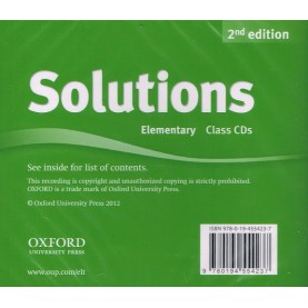 SOLUTIONS 2E ELEM CL CD (X3) by . - 9780194554237