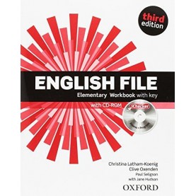 ENGLISH FILE ELMNTRY WB WITH KEY & ICHEC by OXENDEN, KOENIG & SELIGSON - 9780194598712