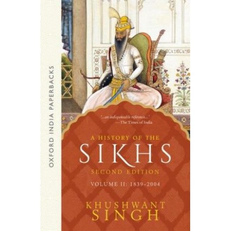 A HISTORY OF THE SIKHS VOL 2- 2ED by SINGH, KHUSHWANT - 9780195673098