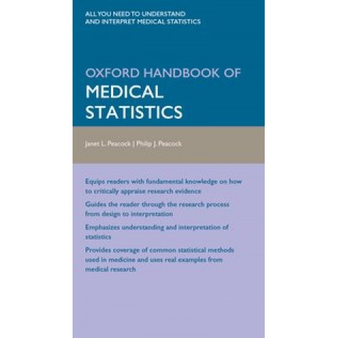 OHB OF MEDICAL STATISTICS: FL by JANET PEACOCK, PHILIP PEACOCK - 9780199551286