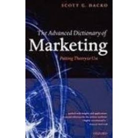 ADVANCED DICT OF MARKETING PB by SCOTT DACKO - 9780199560196