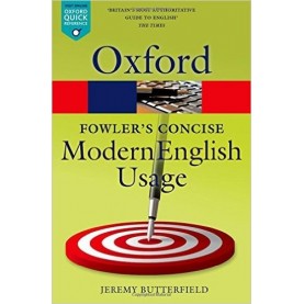 FOWLER`S CONC DICT MOD ENG 3E OQR:NCS P by EDITED BY JEREMY BUTTERFIELD - 9780199666317