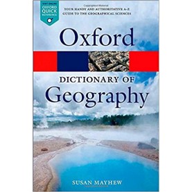 DICT OF GEOGRAPHY 5E OPR P by SUSAN MAYHEW - 9780199680856