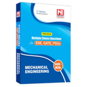3.4400 MCQs : Mechanical Engineering - Practice Book for ESE, GATE & PSUs - 9789351472834