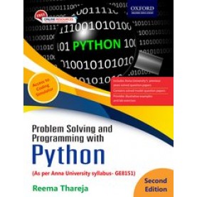 Problem Solving and Programming with Python For Anna University-Reema Thareja-9780190120931