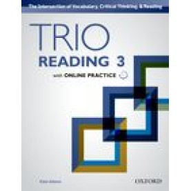 TRIO READING 3 WITH ONLINE PRACTICE-KATE ADAMS-OXFORD UNIVERSITY PRESS-9780194004060