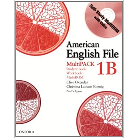 AM ENG FILE 1B SB/WB W/CD-ROM PK-CLIVE OXENDEN- Oxford University Press; Student, Workbook edition-9780194774253 AM ENG FILE 1B SB/WB W/CD-ROM PK-CLIVE OXENDEN- Oxford University Press; Student, Workbook edition-9780194774253