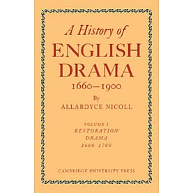 A History of English Drama 16601900 Paperback Set-NICOLL-Cambridge University Press-9780521109321 (PB)