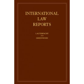 INTERNATIONAL LAW REPORT. VOL.103-LAUTERPACHT-Cambridge University Press-9780521563116