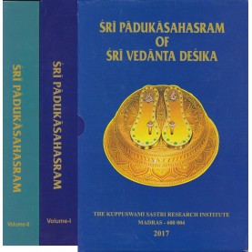 Sri Paduka Sahasram of Sri Vedanta Desika (Set of two Volumes)The Kuppuswami Sastri Research Institute-9788185170664