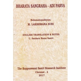 Bharata Sangraha: Adi Parva -M. Lakshmana Suri-9788185170671