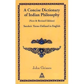 A Concise Dictionary of Indian Philosophy-John Grimes-9788186569801