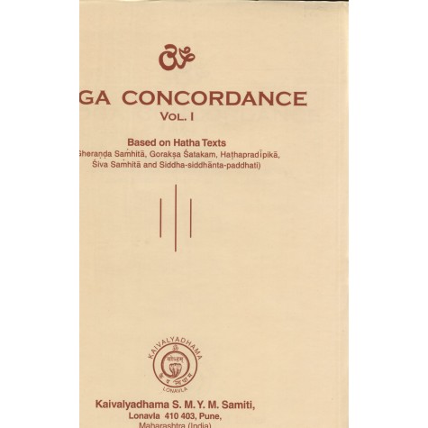 Yoga Concordance Vol. I-Swami Maheshananda, B. R. Sharma, G. S. Sahay, R. K. Bodhe-9788189485313