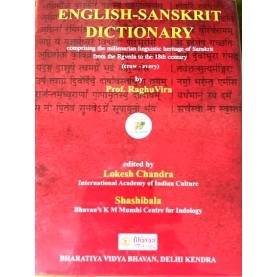 ENGLISH- SANSKRIT DICTIONARY -PROF RAGHU VIRA-BHARATIYA VIDYA BHAVAN-9789391622114