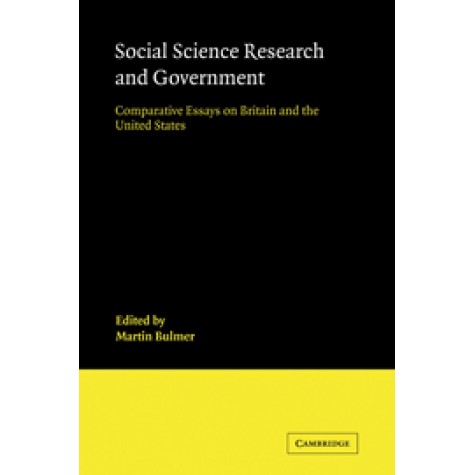Social Science Research and Government,Bulmer,Cambridge University Press,9780521125772,