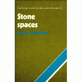 Stone Spaces,JOHNSTONE,Cambridge University Press,9780521337793,