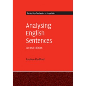 Analysing English Sentences,RADFORD,Cambridge University Press,9780521660082,