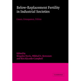 Below-Replacement Fertility in Industrial Societies,Davis,Cambridge University Press,9780521673365,