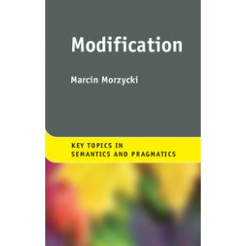 Modification,Morzycki,Cambridge University Press,9781107009752,