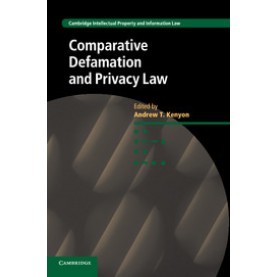 Comparative Defamation and Privacy Law,Kenyon,Cambridge University Press,9781107559189,