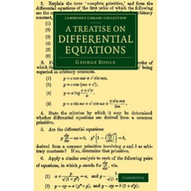 A Treatise on Differential Equations,BOOLE,Cambridge University Press,9781108067928,
