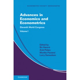 Advances in Economics and Econometrics,HonorÃ©,Cambridge University Press,9781108400008,