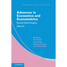 Advances in Economics and Econometrics,HonorÃ©,Cambridge University Press,9781108400022,