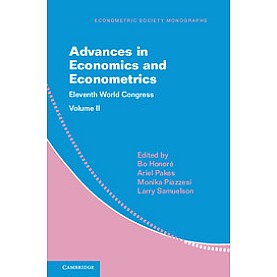 Advances in Economics and Econometrics,HonorÃ©,Cambridge University Press,9781108400022,