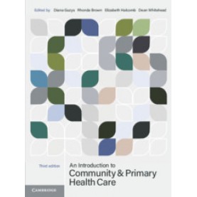 An Introduction to Community and Primary Health Care,Guzys,Cambridge University Press,9781316618127,