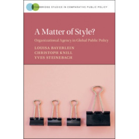 A Matter of Style-Louisa Bayerlein; European University Institute-Cambridge University Press-9781108836371