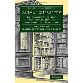 Animal Chemistry,Liebig,Cambridge University Press,9781108080071,