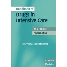 Handbook of Drugs Intensive Care,PAW,Cambridge University Press,9780521183116,