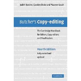 Butcher`s Copy-editing, 4th Edition,BUTCHER,Cambridge University Press,9780521719148,